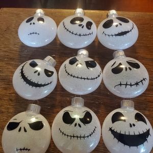 Nightmare Before Christmas ornaments set of 9 handmade New